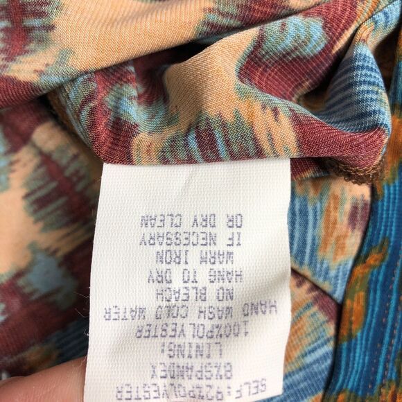 Vintage Y2K Rabbit Rabbit Rabbit Maxi Dress 8 Halter Babydoll Western Boho 90s - Picture 5 of 15